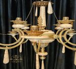 لوستر ارکیده سنگی ساخت ماه لوستر
